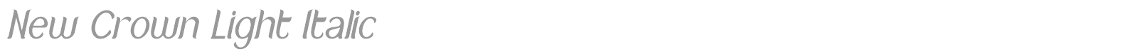 New Crown font preview